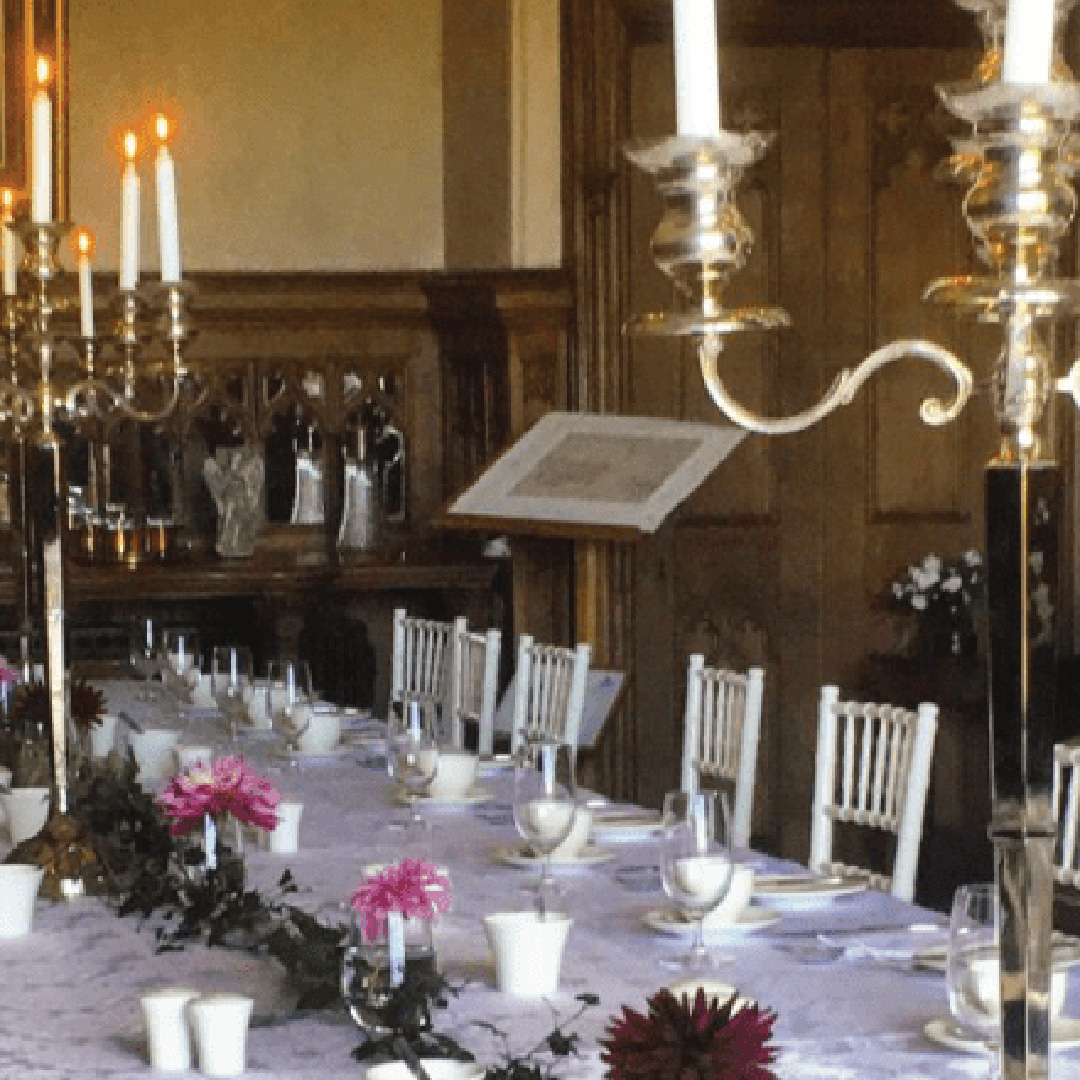 Table set ready for Afternoon Tea at Wells House