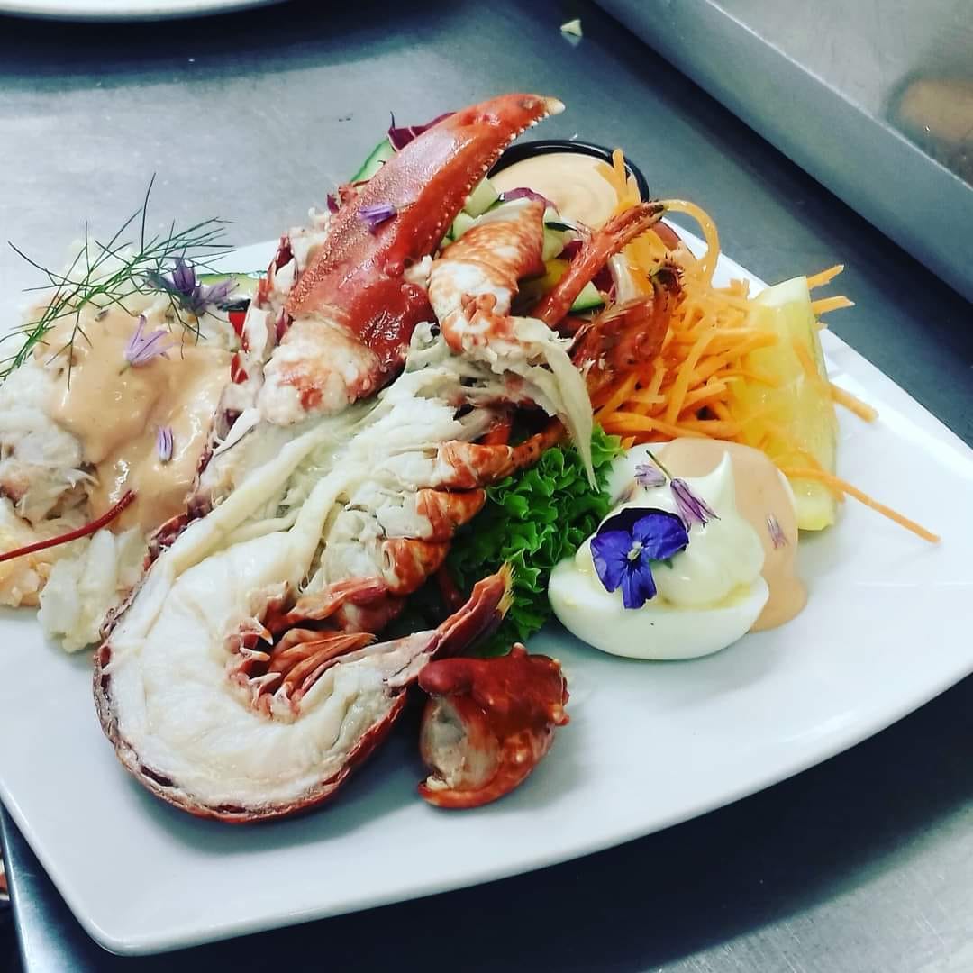 Lobster dish at Mary Barrys Restaurant Kilmore