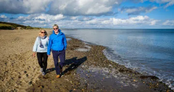 Enjoy a beach walk in Wexford